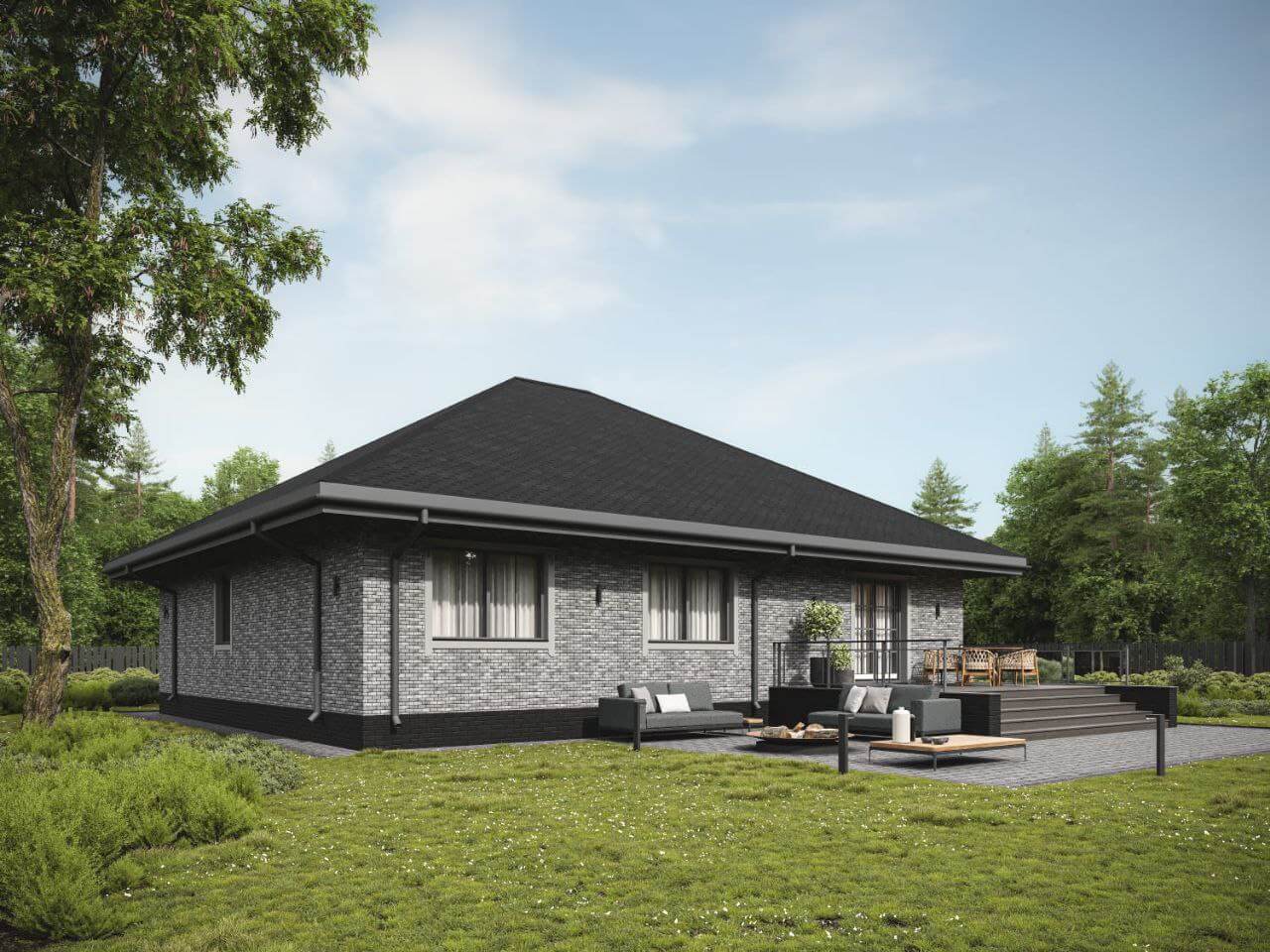 Загородный дом, 169 м²