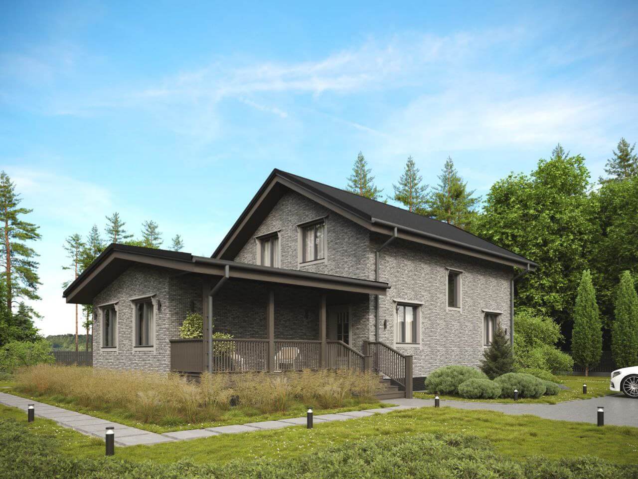 Загородный дом, 187 м²