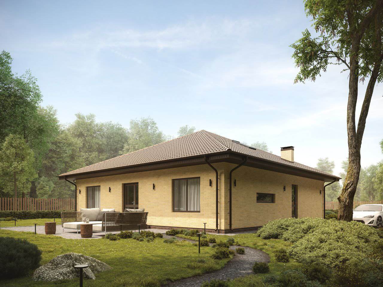 Загородный дом, 134 м²